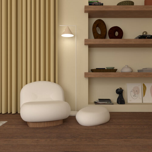 Beige Living Room