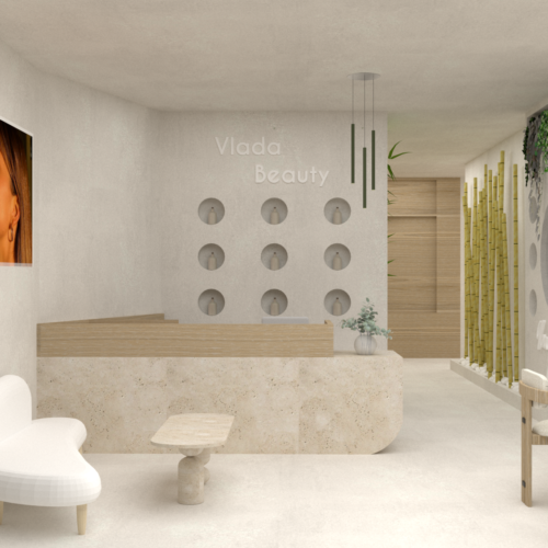 Beauty Center 3d Floor Plan