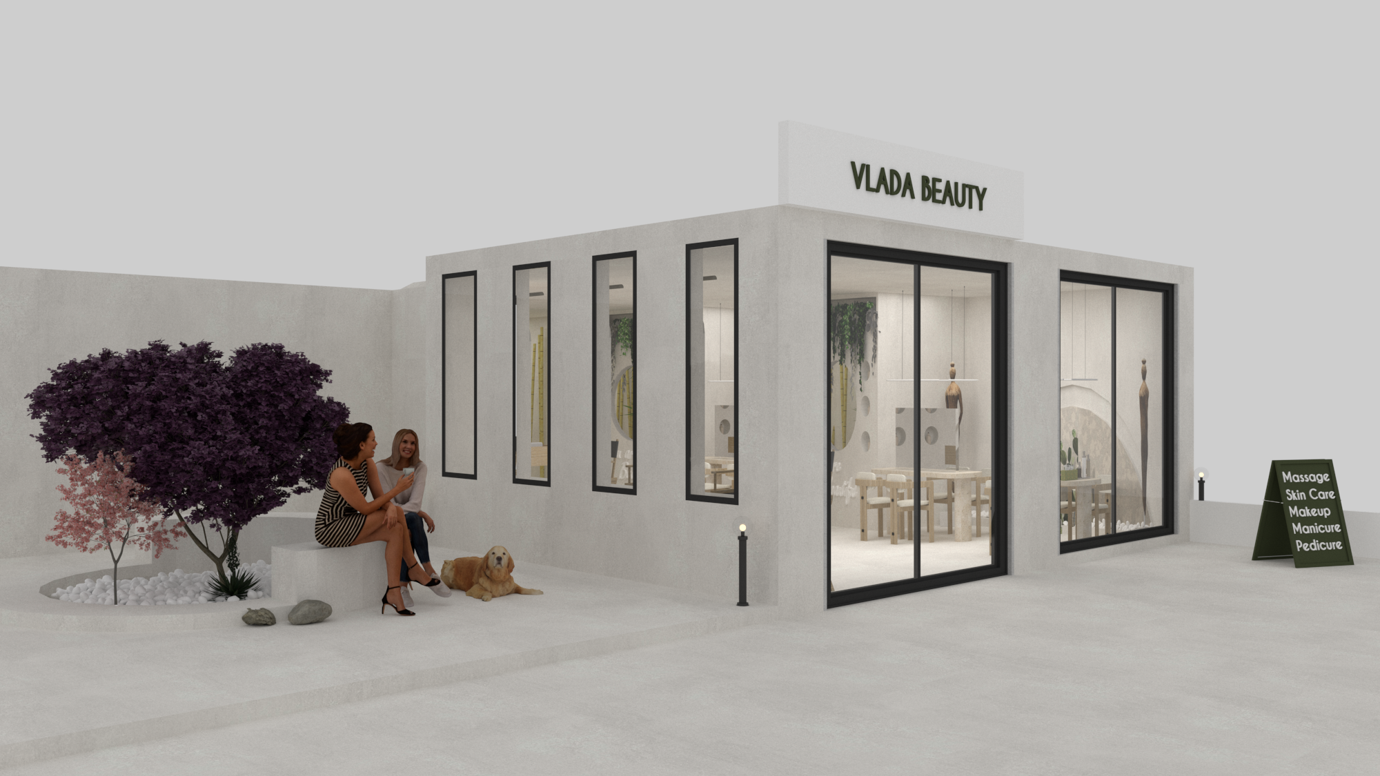 Vlada Beauty Center Facade Design